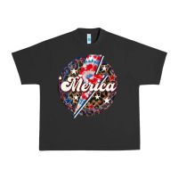 Pigment Black Western Merica Patriotic Urban Heavy Tee - LillyAllenDesigns