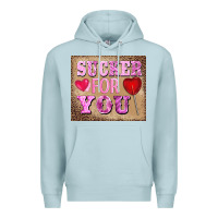 Blue Mist valentine's day sucker for you Premium Hoodie - BarkalooDesign