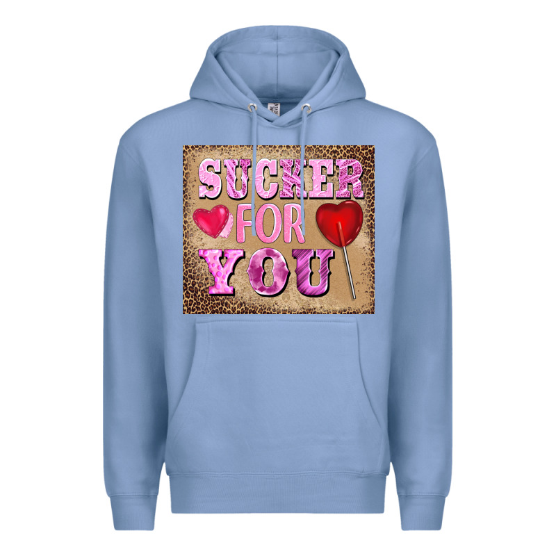 Valentine's Day Sucker For You Premium Hoodie by BarkalooDesign | Teevron