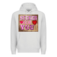Dove Grey valentine's day sucker for you Premium Hoodie - BarkalooDesign