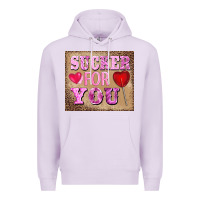 Lilac valentine's day sucker for you Premium Hoodie - BarkalooDesign