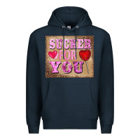 Navy valentine's day sucker for you Premium Hoodie - BarkalooDesign