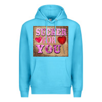 Ocean Blue valentine's day sucker for you Premium Hoodie - BarkalooDesign