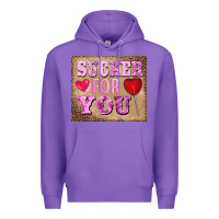 Purple valentine's day sucker for you Premium Hoodie - BarkalooDesign