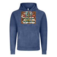 Vintage Denim faith cross mousepad Vintage Hoodie - BarkalooDesign