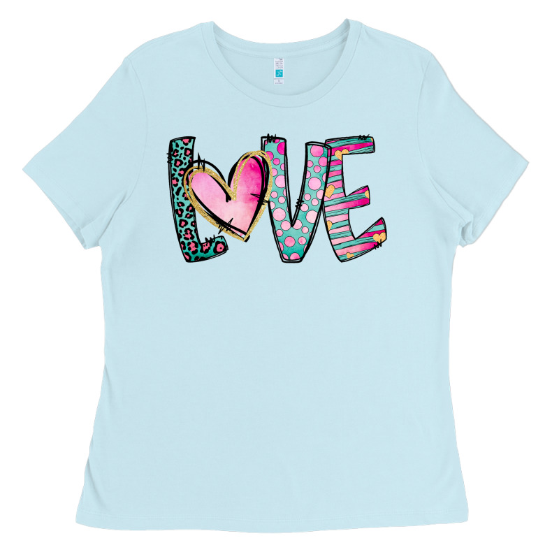 Valentine Love Ladies Tee by CowhideDigitalArt | Teevron