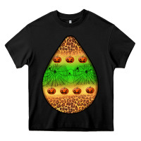 Black halloween pumpkin teardrop Heavy Core Tee - BundleAndBundleShop