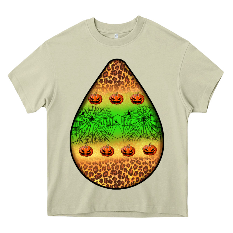 Halloween Pumpkin Teardrop Heavy Core Tee by BundleAndBundleShop | Teevron