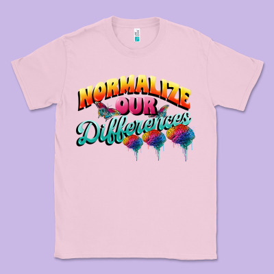 Normalize Our Differences Autism Classic Tee Designed By Fadigitalartstudio
