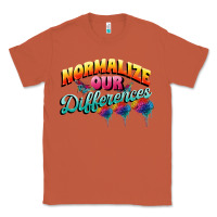 Copper Normalize our differences Autism Classic Tee - FaDigitalArtStudio