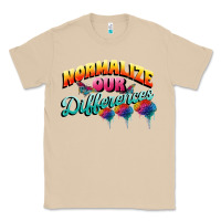 Mushroom Normalize our differences Autism Classic Tee - FaDigitalArtStudio