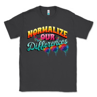 Smoke Normalize our differences Autism Classic Tee - FaDigitalArtStudio