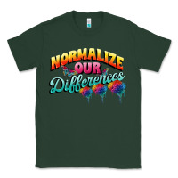 Sports Green Normalize our differences Autism Classic Tee - FaDigitalArtStudio