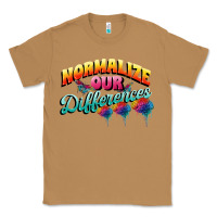 Toasted Coconut Normalize our differences Autism Classic Tee - FaDigitalArtStudio
