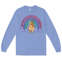 Colony Blue bunny rainbow Long Sleeve Tee - Artiststas