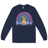 Navy bunny rainbow Long Sleeve Tee - Artiststas
