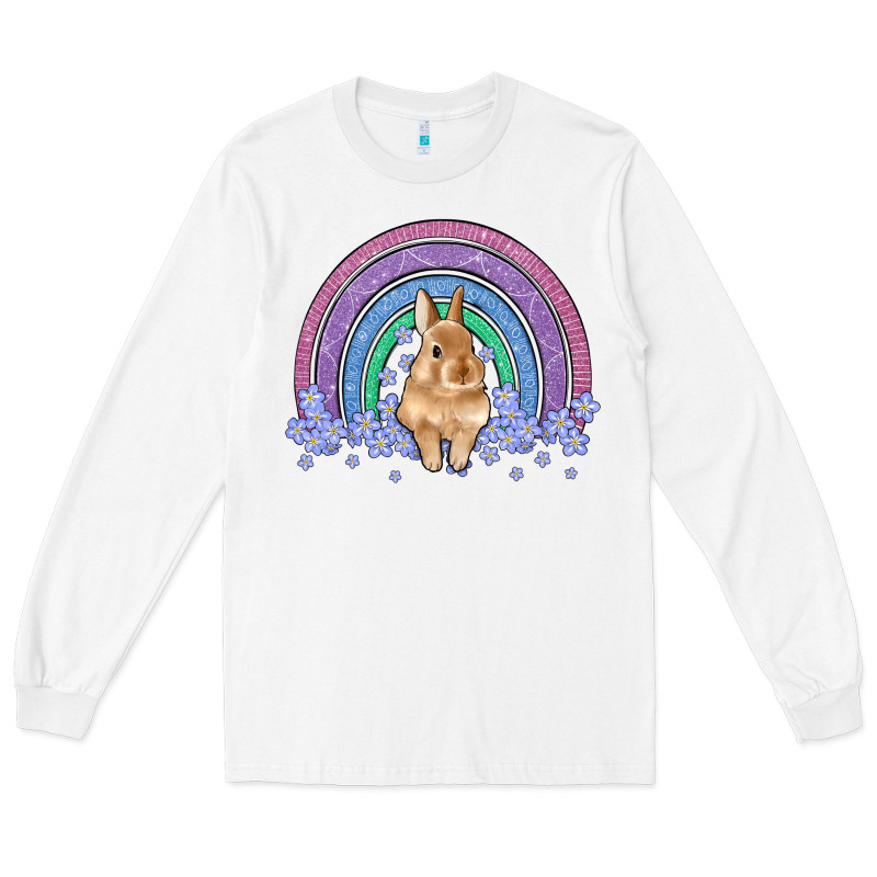 Bunny Rainbow Long Sleeve Tee by Artiststas | Teevron