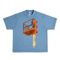 Pebble Blue Single Man Lift Urban Heavy Tee - LillyAllenDesigns