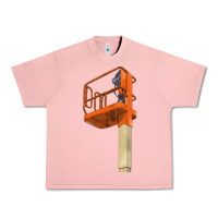 Salmon Single Man Lift Urban Heavy Tee - LillyAllenDesigns