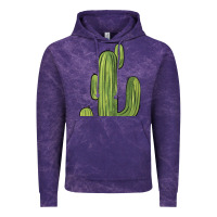 Cloud Purple cactus Vintage Hoodie - BarkalooDesign
