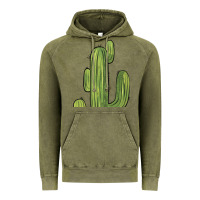 Vintage Olive cactus Vintage Hoodie - BarkalooDesign