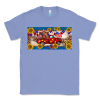 Colony Blue 4th of july truck cow license plate Classic Tee - BarkalooDesign