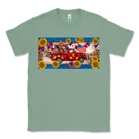 Sage 4th of july truck cow license plate Classic Tee - BarkalooDesign