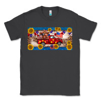 Smoke 4th of july truck cow license plate Classic Tee - BarkalooDesign