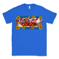 True Royal 4th of july truck cow license plate Classic Tee - BarkalooDesign