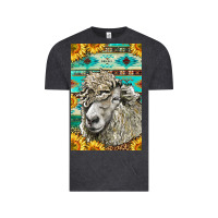 Vintage Black Western Lincoln Sheep Vintage Tee - LillyAllenDesigns