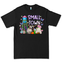 Black Small Town Easter Day Premium Tee - CowhideDigitalArt
