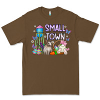 Cacao Small Town Easter Day Premium Tee - CowhideDigitalArt