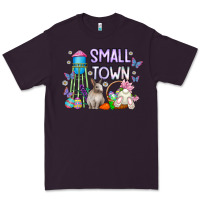 Plum Small Town Easter Day Premium Tee - CowhideDigitalArt