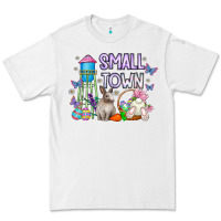 White Small Town Easter Day Premium Tee - CowhideDigitalArt