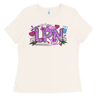 Bone Valentine LPN Ladies Tee - CowhideDigitalArt