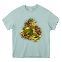 Arona camouflage and leopard patch  3 Heavy Core Tee - BundleAndBundleShop