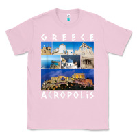 Bubblegum Pink greece acropolis famous sights gallery traveler souvenir t shirt Classic Tee - baoMotion