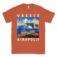Copper greece acropolis famous sights gallery traveler souvenir t shirt Classic Tee - baoMotion