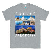 Heather Grey greece acropolis famous sights gallery traveler souvenir t shirt Classic Tee - baoMotion