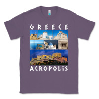 Lavender greece acropolis famous sights gallery traveler souvenir t shirt Classic Tee - baoMotion