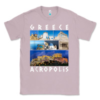 Lilac greece acropolis famous sights gallery traveler souvenir t shirt Classic Tee - baoMotion