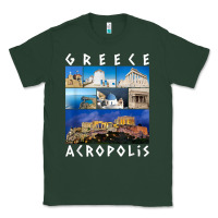 Sports Green greece acropolis famous sights gallery traveler souvenir t shirt Classic Tee - baoMotion