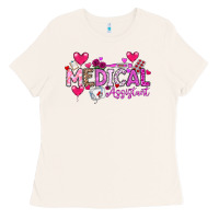 Bone Valentine Medical Assistant Ladies Tee - CowhideDigitalArt
