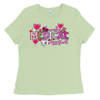 Matcha Valentine Medical Assistant Ladies Tee - CowhideDigitalArt