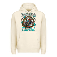 Tofu western rodeo darlin' bullfighter serape cowhide turquoise gemstones Premium Hoodie - BarkalooDesign