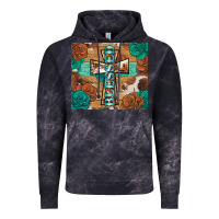 Cloud Black blessed cross Vintage Hoodie - BarkalooDesign