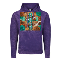Cloud Purple blessed cross Vintage Hoodie - BarkalooDesign
