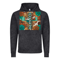 Vintage Black blessed cross Vintage Hoodie - BarkalooDesign