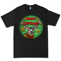 Black mule buck deer head christmas Premium Tee - LillyAllenDesigns