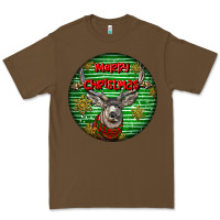Cacao mule buck deer head christmas Premium Tee - LillyAllenDesigns
